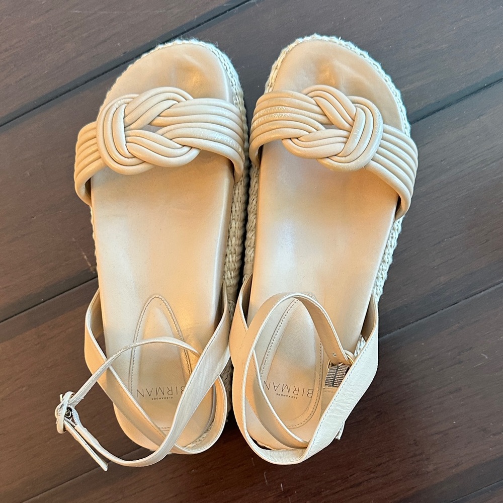 Alexandre Birman Vicky Nude Platform Sandals With… - image 5